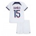 Günstige Paris Saint-Germain Danilo Pereira #15 Babykleidung Auswärts Fussballtrikot Kinder 2023-24 Kurzarm (+ kurze hosen)